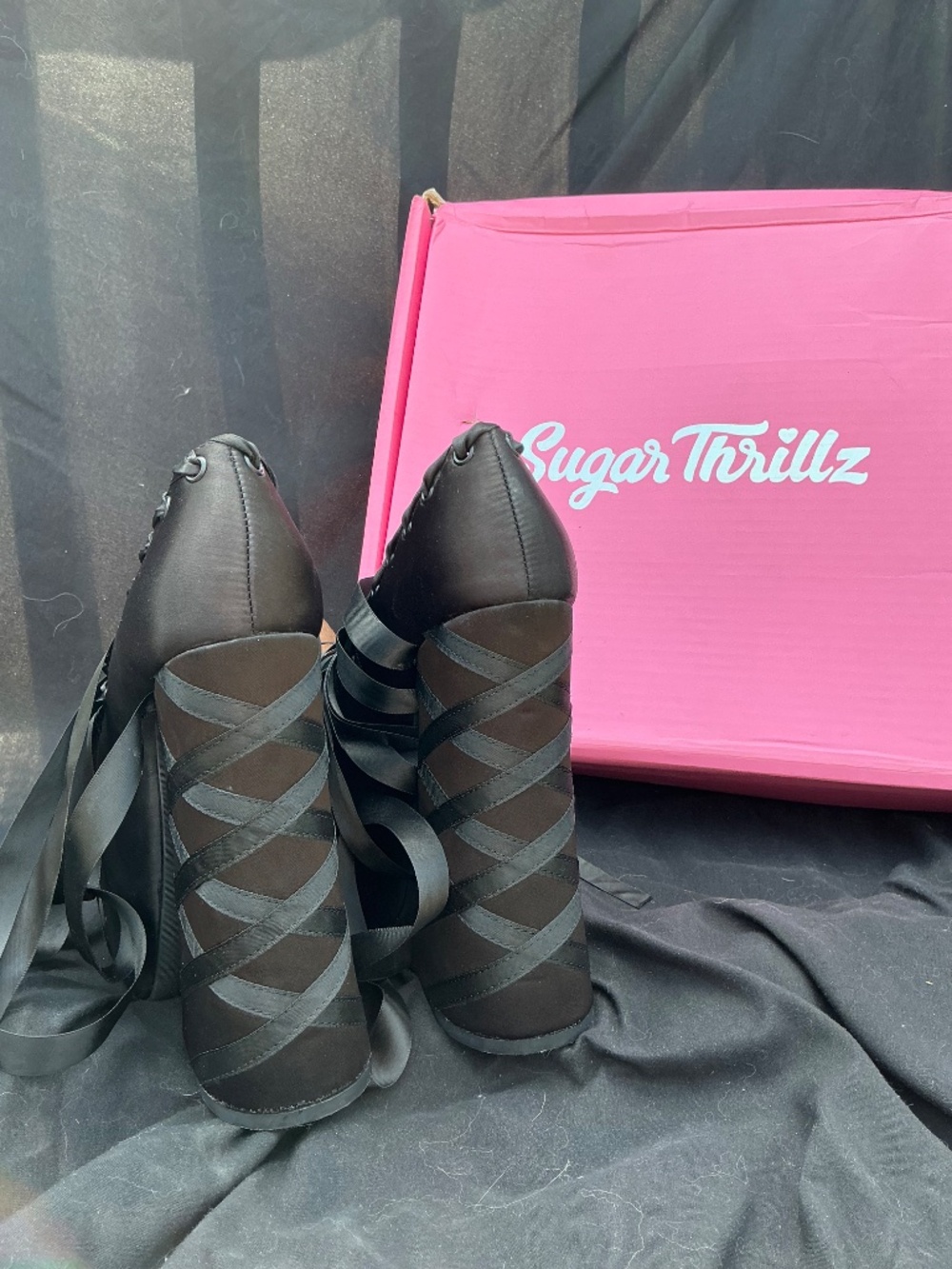Dolls Kill Sugar Thrillz platform heels - Picture 3 of 4